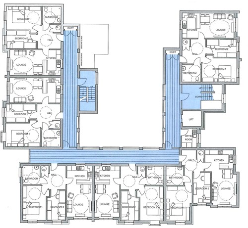 Rowan Annex first floor plan