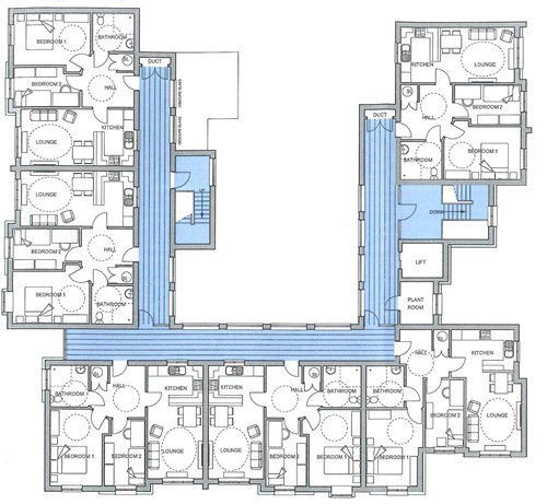 Rowan Annex second floor plan