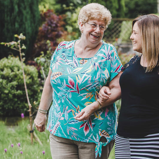 Bradeley Village Maria Scarlett With Customer Bradeley Village Maria Scarlett With Customer