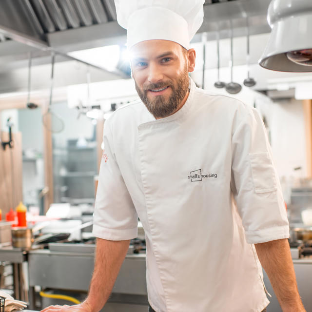 Chef With Staffs Housing Uniform On (1)