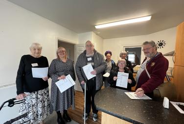 Susan, Jayne, Barry, Cheryl, Helen, Wendy, And Ken